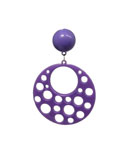 Flamenco Earrings in Plastic with Holes. Purple 2.479€ #502823473MRD